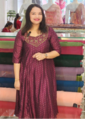 CUTE  VICHITRA SILK KURTHIES @895/-   N2601
