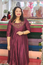CUTE  VICHITRA SILK KURTHIES @895/-   N2601