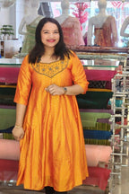CUTE  VICHITRA SILK KURTHIES @895/-   N2601