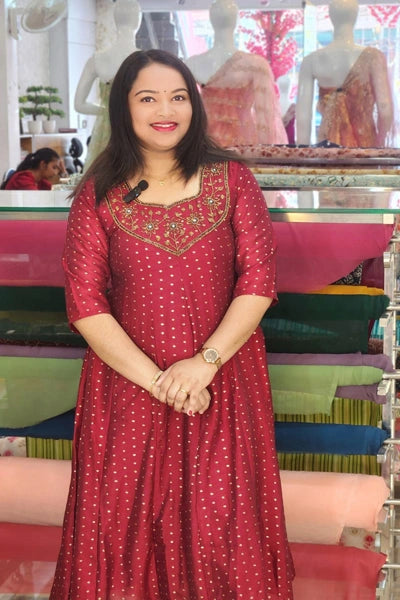 CUTE  VICHITRA SILK KURTHIES @895/-   N2601