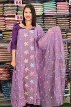 CASUAL WEAR SPECIAL MUL CHANDERI SALWAR SUITS N2602