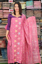 CASUAL WEAR SPECIAL MUL CHANDERI SALWAR SUITS N2602