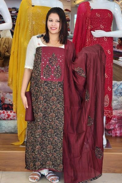 SUMMER SPECIAL KANTHA PRINTED COTTON SUITS N2612