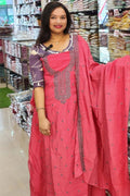BUDGETED SEMI SILK SALWAR SUITS @795/-  N2514