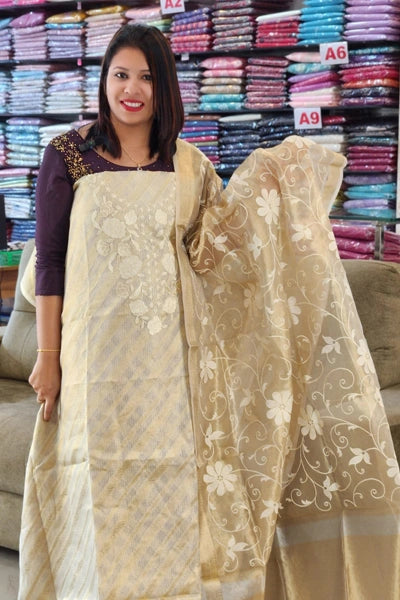 VISHU SPECIAL TISSUE BANARASI SALWAR SUITS N2615