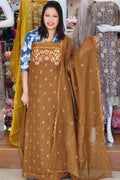 BUDGETED PLATINUM CRUSH SALWAR @N2627