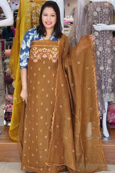 BUDGETED PLATINUM CRUSH SALWAR @N2627