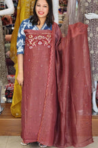BUDGETED PLATINUM CRUSH SALWAR @N2627