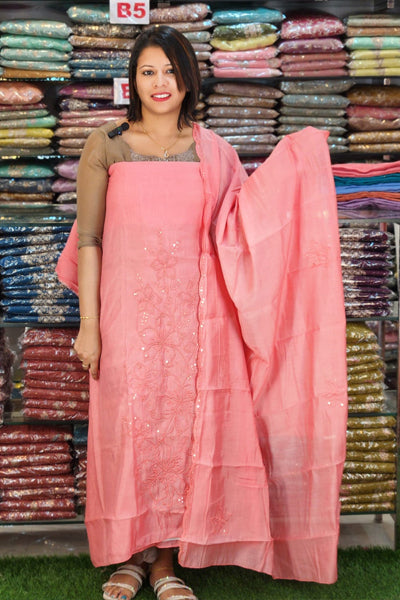 SUMMER SPECIAL MUL CHANDERI SALWAR SUITS @1095/-  N2628