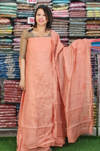 SUMMER SPECIAL MUL CHANDERI SALWAR SUITS @1095/-  N2628