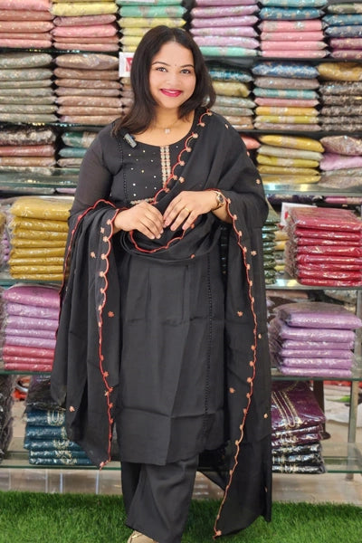 STYLISH MUL CHANDERI READY-TO-WEAR SETS N2630