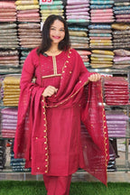 STYLISH MUL CHANDERI READY-TO-WEAR SETS N2630