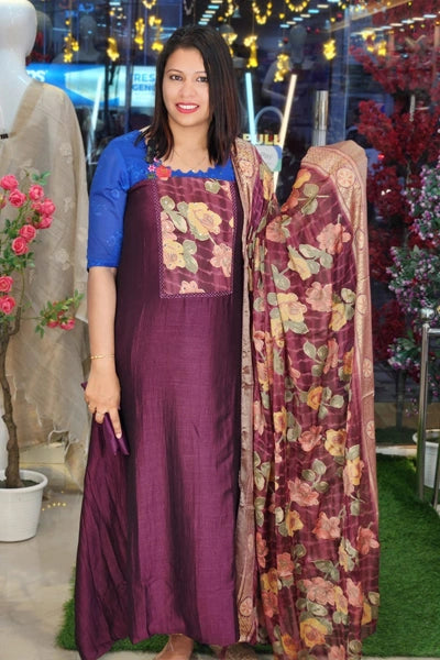 BUDGETED VICHITRA SILK SALWAR SUITS @895/- N2633