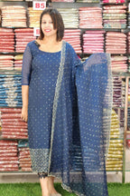 PARTYWEAR SPECIAL PREMIUM PLATINUM CRUSH SALWAR SUITS @1495/- N2641