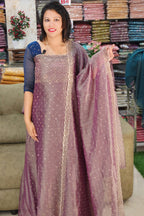 PARTYWEAR SPECIAL PLATINUM CRUSH SALWAR SUITS @1495/- N2641
