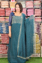 PARTYWEAR SPECIAL PREMIUM PLATINUM CRUSH SALWAR SUITS @1495/- N2641
