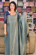 PARTYWEAR SPECIAL PLATINUM CRUSH SALWAR SUITS @1495/- N2641