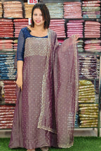 PARTYWEAR SPECIAL PREMIUM PLATINUM CRUSH SALWAR SUITS @1495/- N2641