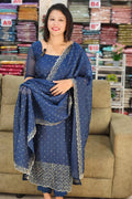PARTYWEAR SPECIAL PLATINUM CRUSH SALWAR SUITS @1495/- N2641