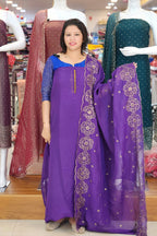 STUUNNING PLATINUM CRUSH SALWAR SUITS @1140/- N2644