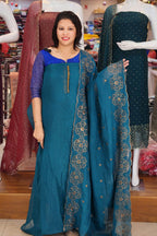 STUUNNING PLATINUM CRUSH SALWAR SUITS @1140/- N2644