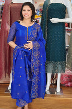 STUUNNING PLATINUM CRUSH SALWAR SUITS @1140/- N2644
