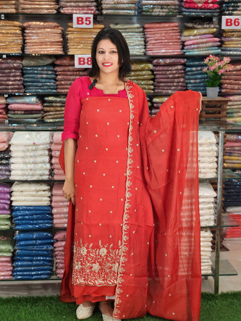 AWESOME MUL CHNADERI SALWAR SUITS @1095/- N2646