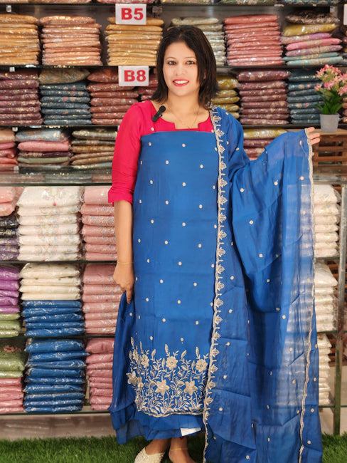 AWESOME MUL CHNADERI SALWAR SUITS @1095/- N2646