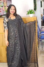 STYLISH SCHIFILI EMBROIDARY WORKED GEORGETE SUITS @999/- N2657