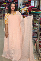 STYLISH SCHIFILI EMBROIDARY WORKED GEORGETE SUITS @999/- N2657