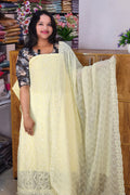 STYLISH SCHIFILI EMBROIDARY WORKED GEORGETE SUITS @999/- N2657
