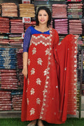 BUDGETED ZARI STYLE EMBROIDERY WORKED GEORGETTE SUITS @999/-  N2663