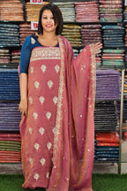 NEW ARRIVED MOSS SILK SALWAR SUITS @1240/- N2664