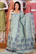 OWNED DESGINED HEAVY JAMDHANI WAEVED SALWAR SUITS @995/- N2666
