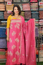 BUDGETED PARTYWEAR SEMI SILK SALWAR SUITS @895/- N2669