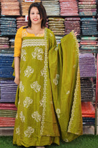 BUDGETED PARTYWEAR SEMI SILK SALWAR SUITS @895/- N2669