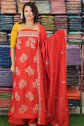 BUDGETED PARTYWEAR SEMI SILK SALWAR SUITS @895/- N2669