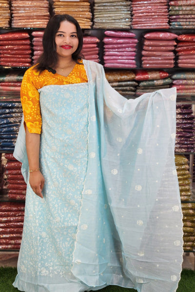 BUDGETED CHANDERI SALWAR SUITS @795/- N2671