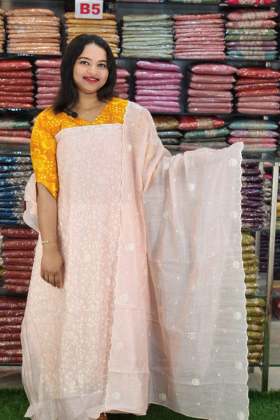 BUDGETED CHANDERI SALWAR SUITS @795/- N2671