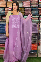 STYLISH CRUSH ORGANZA SALWAR SUITS @1095/- N2673