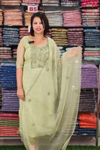 STYLISH CRUSH ORGANZA SALWAR SUITS @1095/- N2673