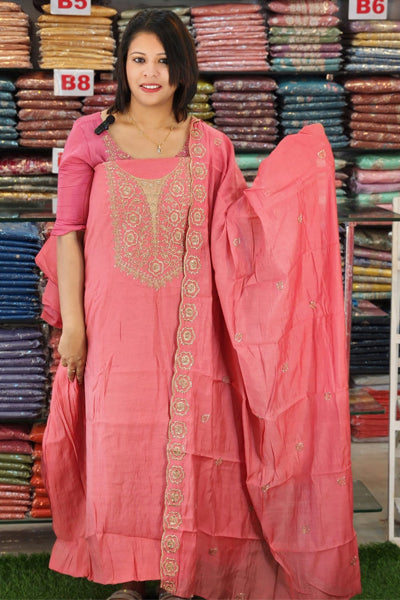 RESTOCKED MUL CHANDERI SALWAR SUITS  @1195/- N2674