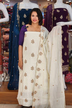 AWESOME MUL CHANDERI SALWAR SUITS @1140/- N2675