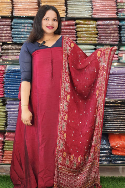 DEMANDED VICHITRA SILK SALWAR SUITS @995/- N2679