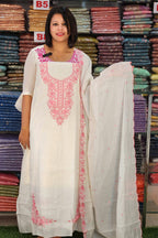 STYLSIH MUL CHNDERI SALWAR SUITS @999/- N2687