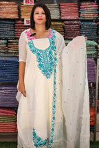 STYLSIH MUL CHNDERI SALWAR SUITS @999/- N2687