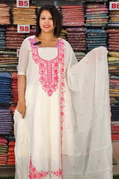 STYLSIH MUL CHNDERI SALWAR SUITS @999/- N2687