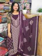 BUDGETED COTTON RAYON SALWAR SUITS @699/- N2692