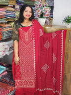 BUDGETED COTTON RAYON SALWAR SUITS @699/- N2692