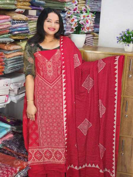 BUDGETED COTTON RAYON SALWAR SUITS @699/- N2692